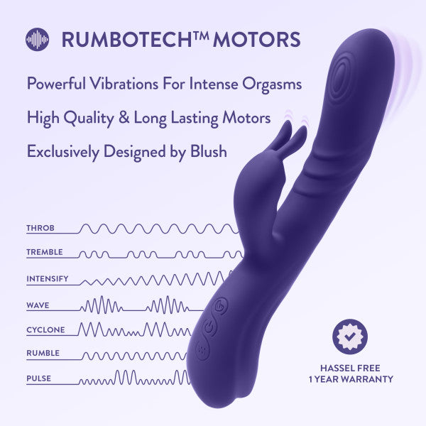 Harper Double Motor G-Spot Caressing Rabbit Vibrator