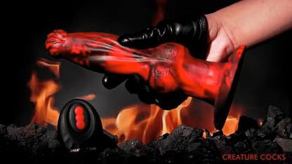 Hell Wolf Thrusting & Vibrating Silicone Werewolf Dildo with Remote