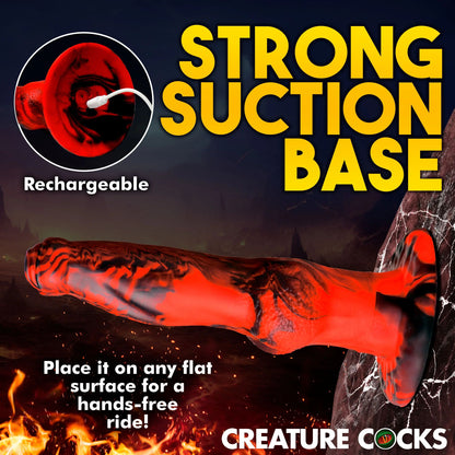 Hell Wolf Thrusting & Vibrating Silicone Werewolf Dildo with Remote