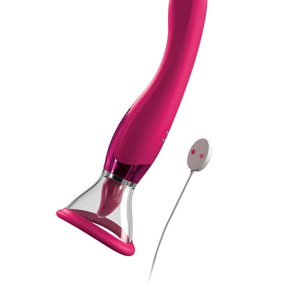 Jimmyjane Apex Double Ended Licking, Sucking G-Spot Vibrator - Pink