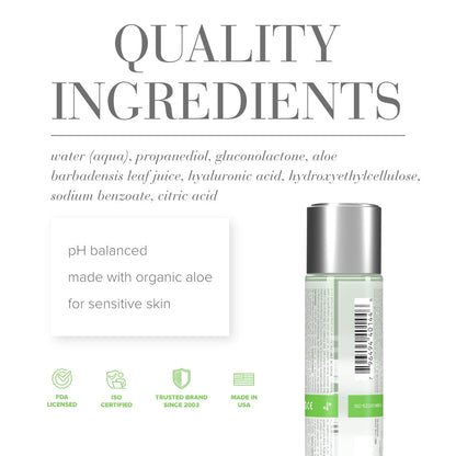 Jo Aloe Water Based Sensitive Skin Lubricant