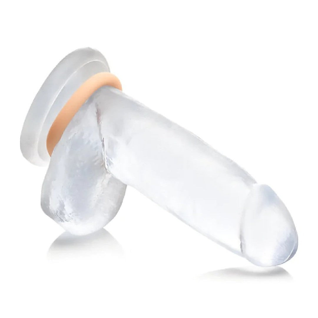Jock Discreet Stretchy Silicone Cock Ring Set of 3 - Vanilla