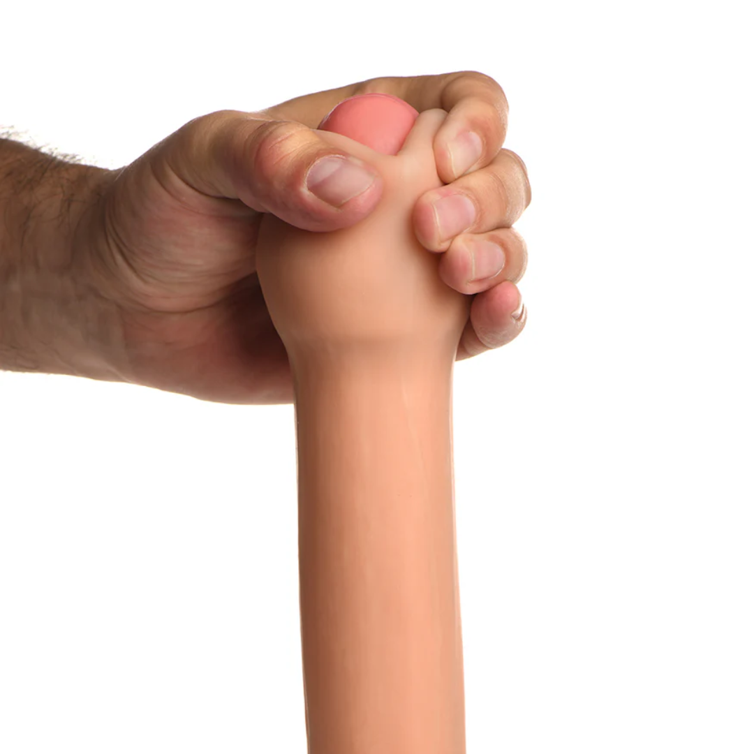 Jock Real Skin 8.5 Inch Silicone Suction Cup Dildo - Vanilla