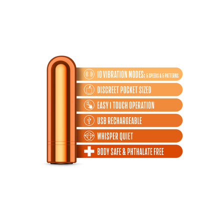 Kool Vibes Rechargeable Mini Bullet - Orange