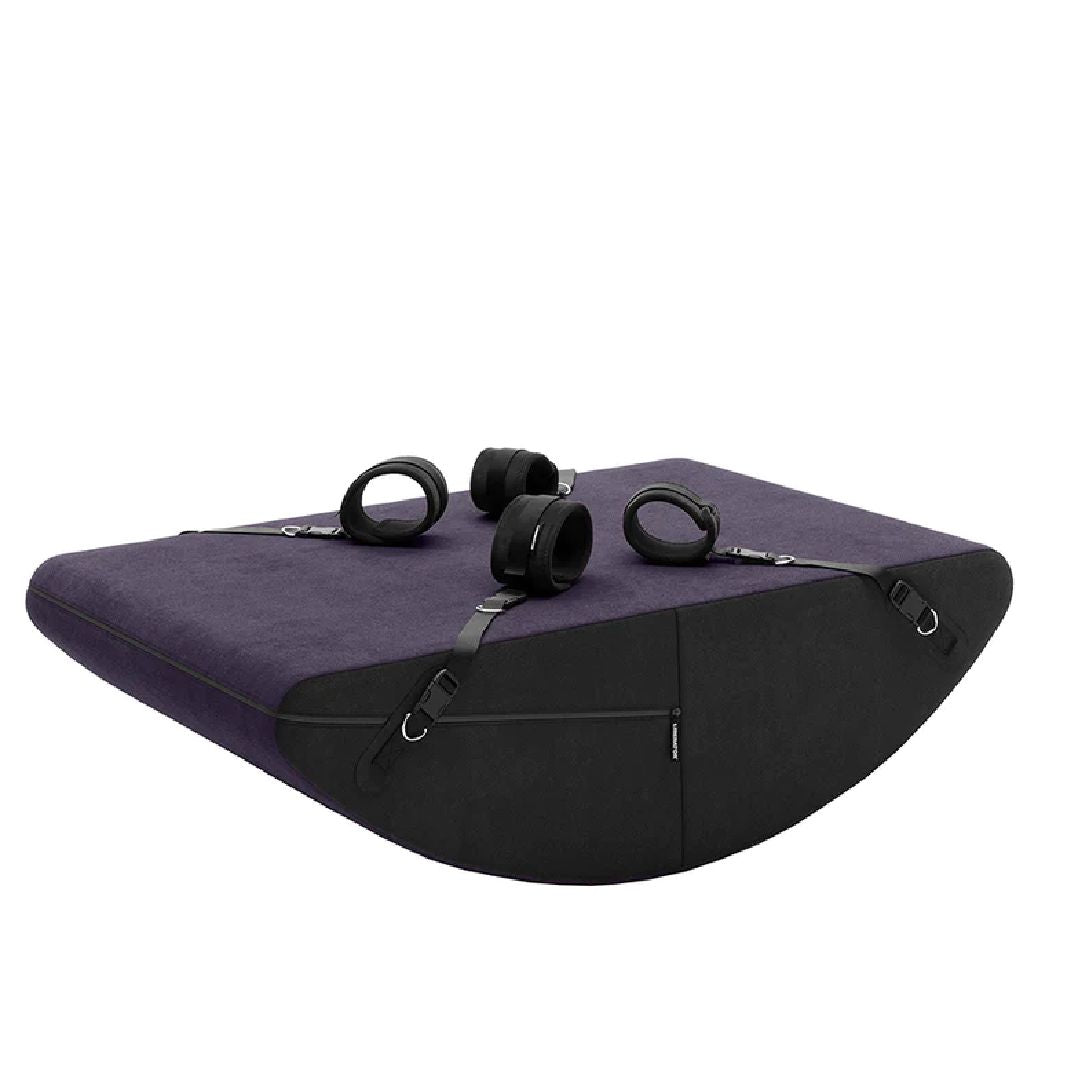 Liberator Scoop Rocker Wedge with Cuffs - Plum
