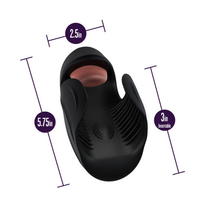 Lickety Split Rechargeable Vibrating Thumping Stroker Silicone