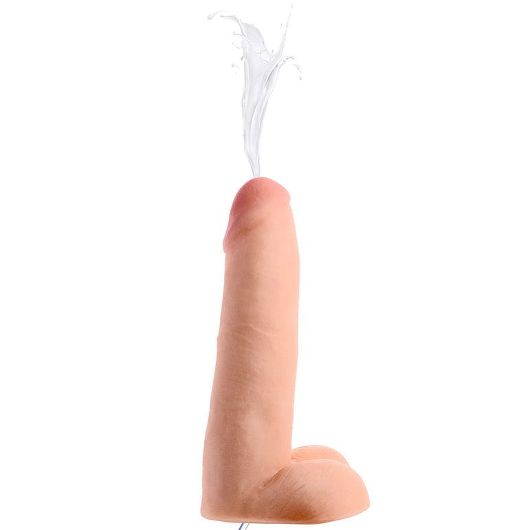 Loadz Realistic 8 Inch Squirting Dildo with Extra Large Load