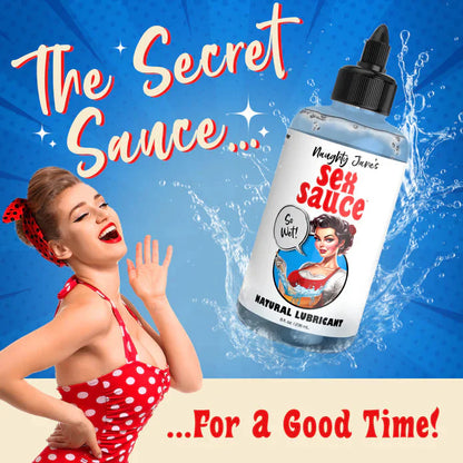 Naughty Jane's Sex Sauce Natural Water Based Lubricant 8oz