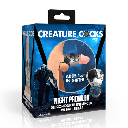 Night Prowler Alpha Wolf Knot Girth Enhancer with Ball Strap