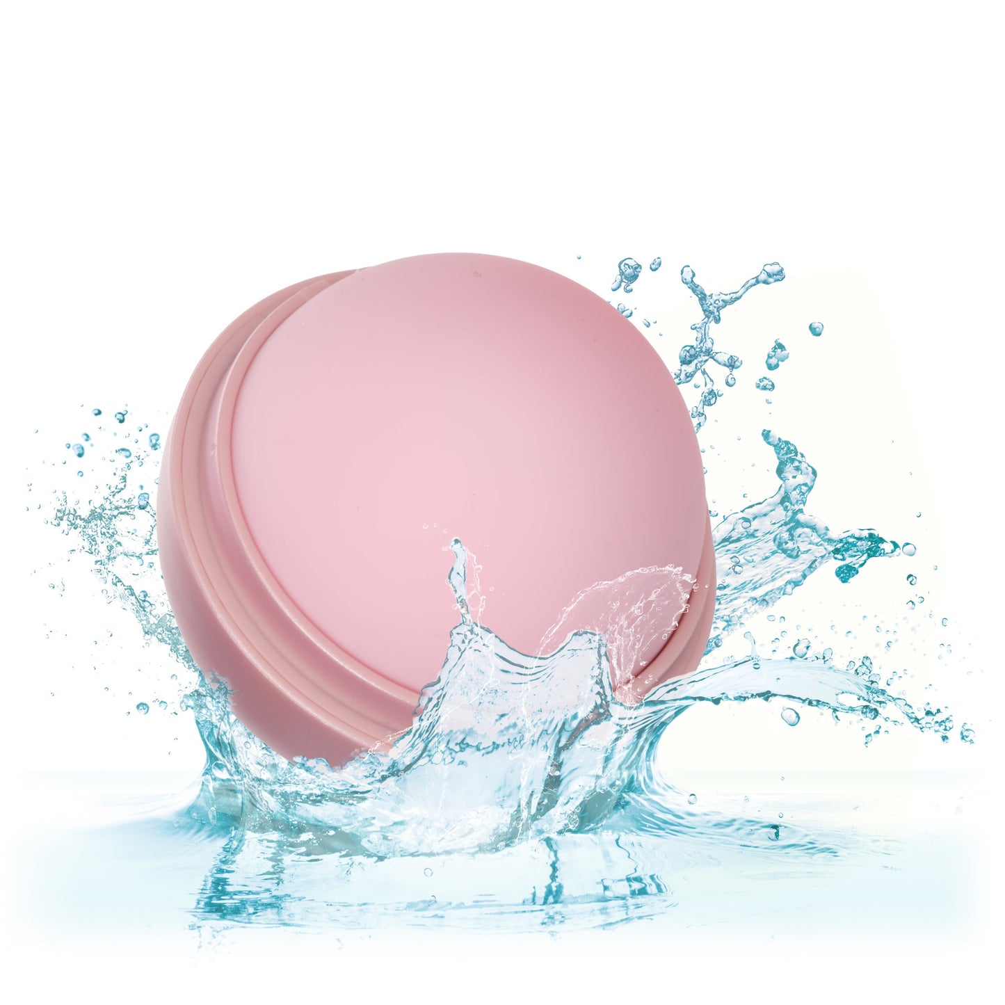 Opal Smooth Discreet Ultra Powerful External Vibrator with Lid - Pink