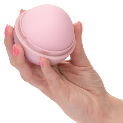 Opal Smooth Discreet Ultra Powerful External Vibrator with Lid - Pink