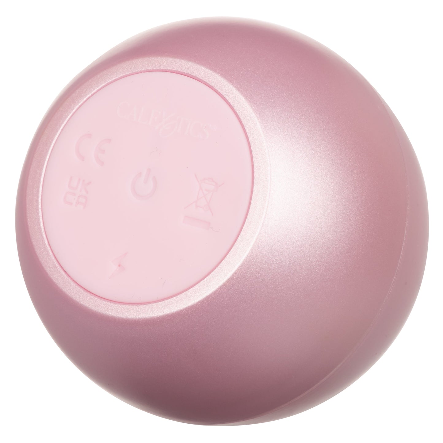 Opal Smooth Discreet Ultra Powerful External Vibrator with Lid - Pink
