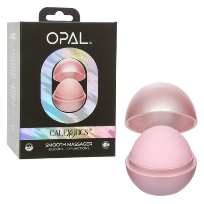 Opal Smooth Discreet Ultra Powerful External Vibrator with Lid - Pink