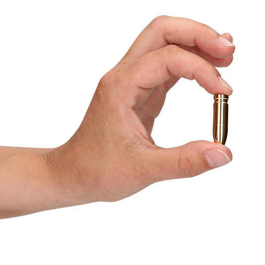 Ouch! Diamond Tipped Bullet Magnetic Nipple Clamps - Gold