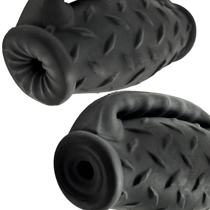 Oxballs Masterjack Double Ended Ultra Squishy Stroker with Handle - Black