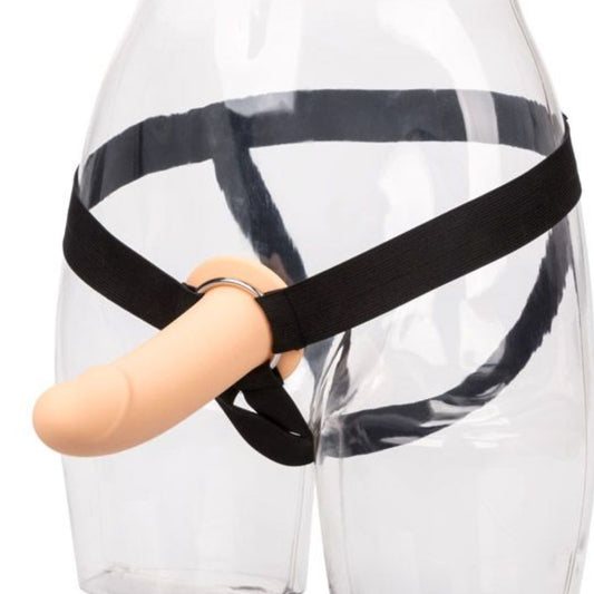 PPA with Jock Strap Hollow Silicone Penis Extender Strap-on - Vanilla