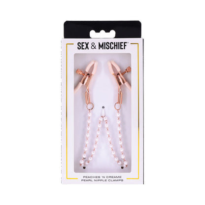 Peaches 'n Cream Pearl Nipple Clamps