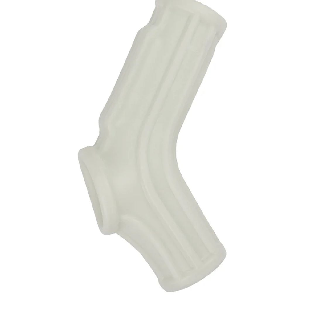 Power Sleeve Sleek Fit Vibrating Penis Enhancer with Ball Strap - White