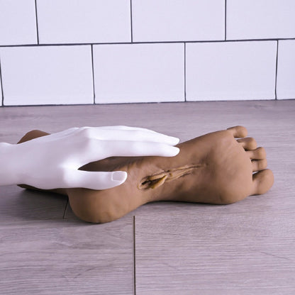 Pussy Footin Realistic Foot Fetish Masturbator - Chocolate