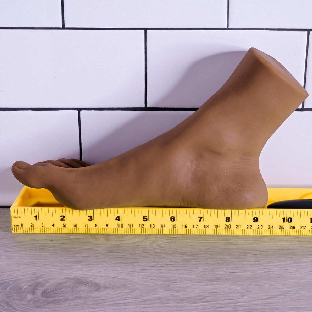 Pussy Footin Realistic Foot Fetish Masturbator - Chocolate