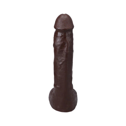 Realistic Cock Squirting 9.5" Dildo w/ Removable Vac U Lock Suction Cup - Chocolate