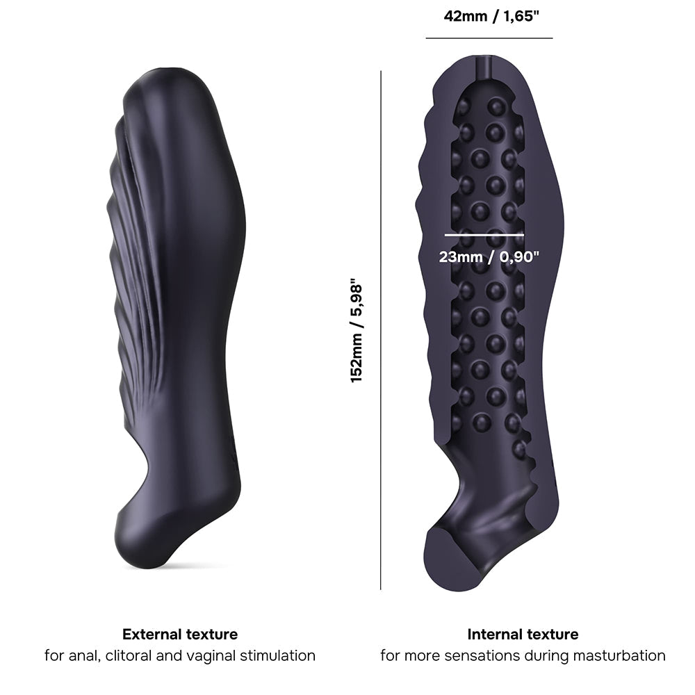 Ryzer 2 in 1 Penis Extender and Masturbation Sleeve in Purple