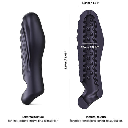 Ryzer 2 in 1 Penis Extender and Masturbation Sleeve in Purple