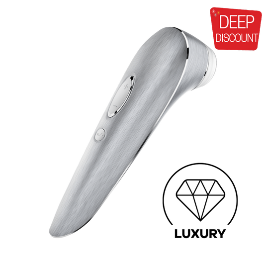 Satisfyer Luxury Air Pulsation + Vibration - Pure Aluminum