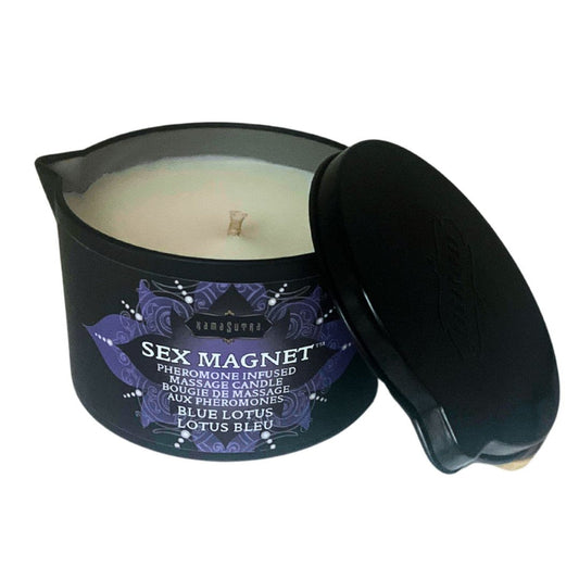 Sex Magnet Blue Lotus Pheromone Candle by Kama Sutra