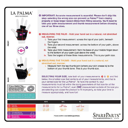 Spareparts La Palma Glove Dildo Harness - Left Hand
