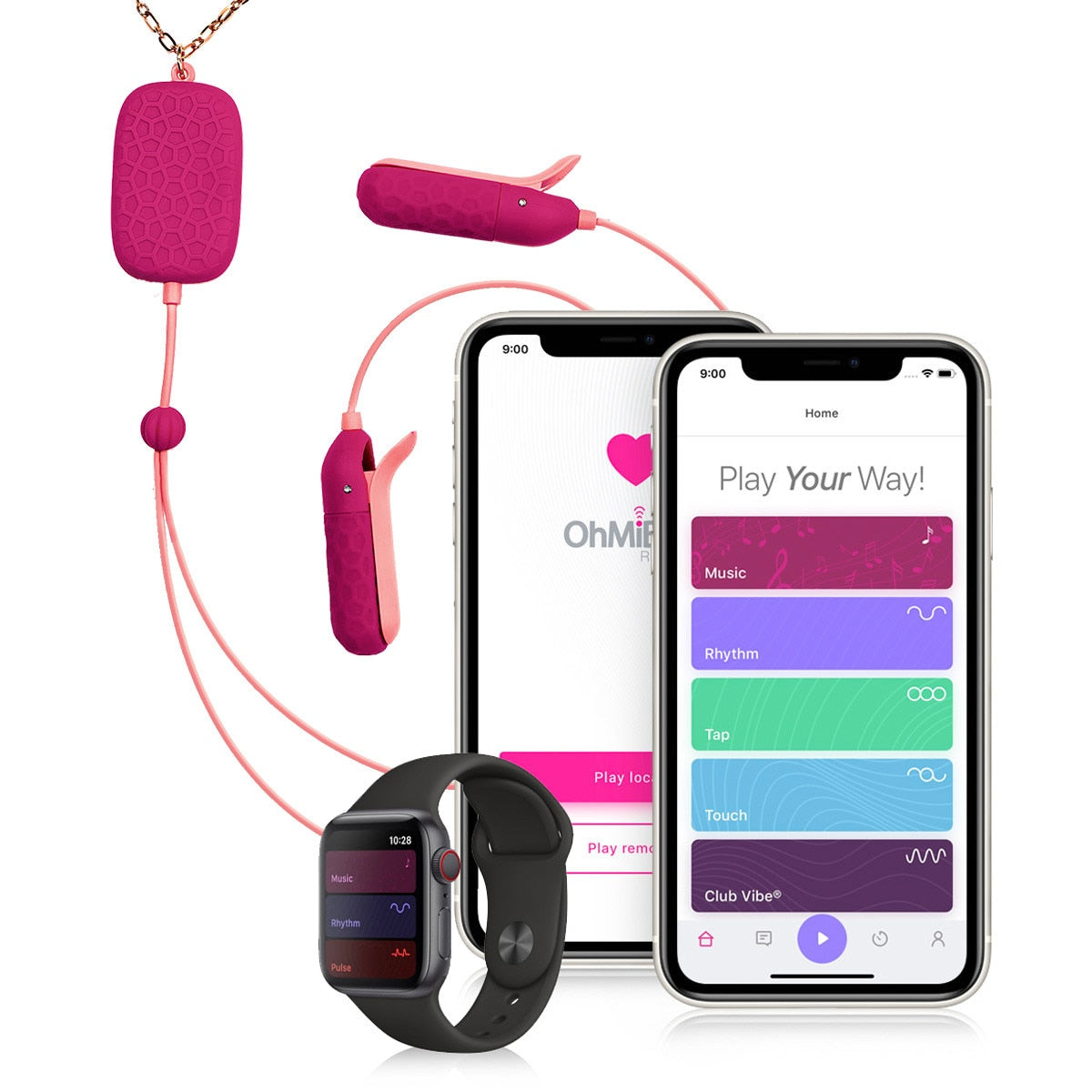 Sphinx Bluetooth App-controlled Vibrating Nipple Clamps