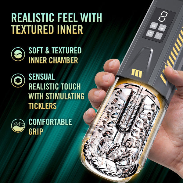 Spin Master Pro Vibrating, Stroking, Rotating, Automatic Stroker