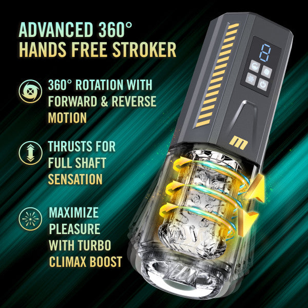 Spin Master Pro Vibrating, Stroking, Rotating, Automatic Stroker