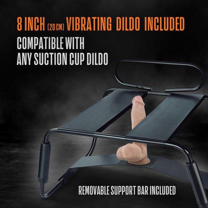 Surrender Sex Chair with 8 Inch Vibrating Dildo