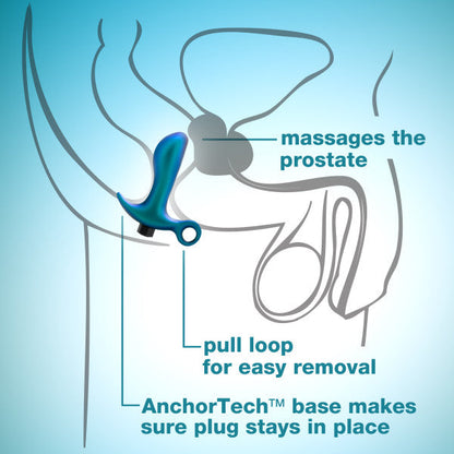Teleportation Vibrating Silicone Prostate Massager & Butt Plug