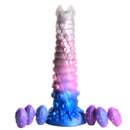 Tenta-Queen Ovipositor Silicone Fantasy Role Play Dildo With Eggs