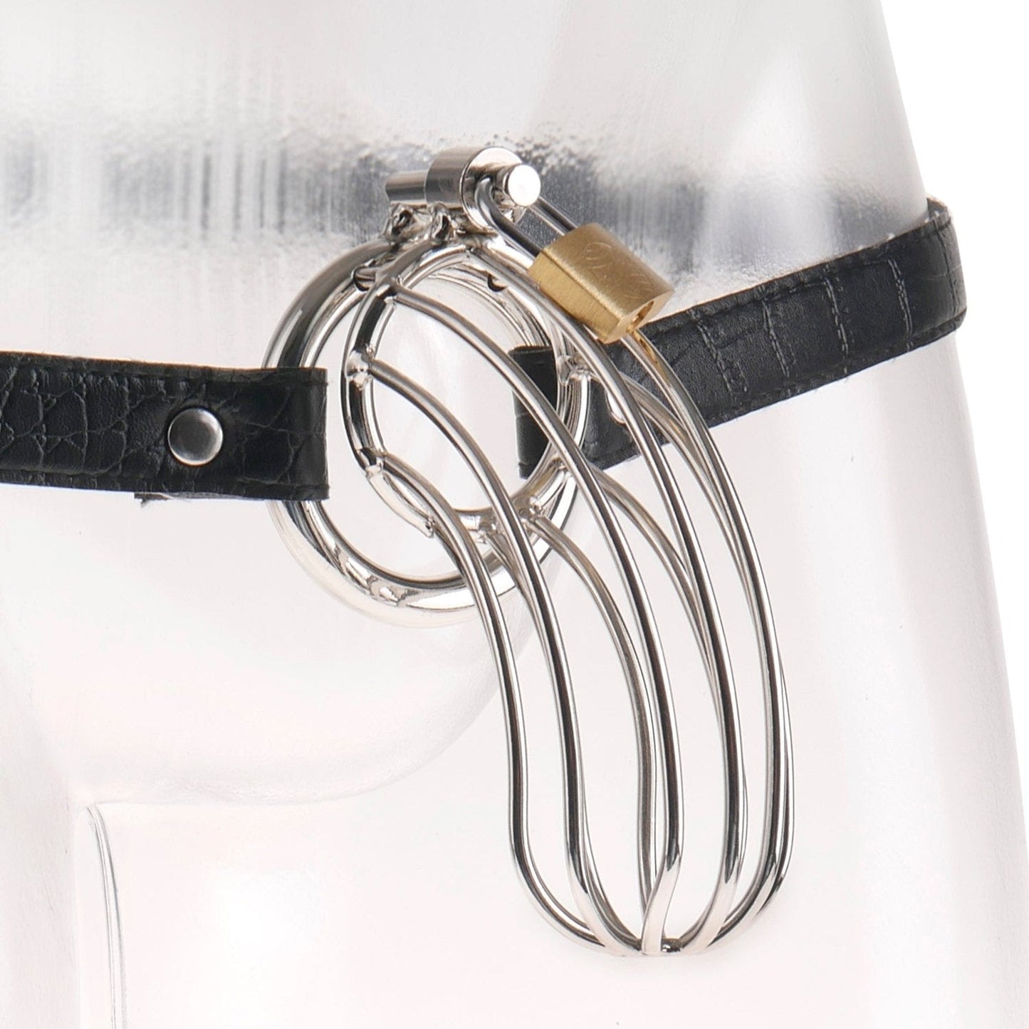 The Prisoner Extreme Locking Steel Chastity Cage