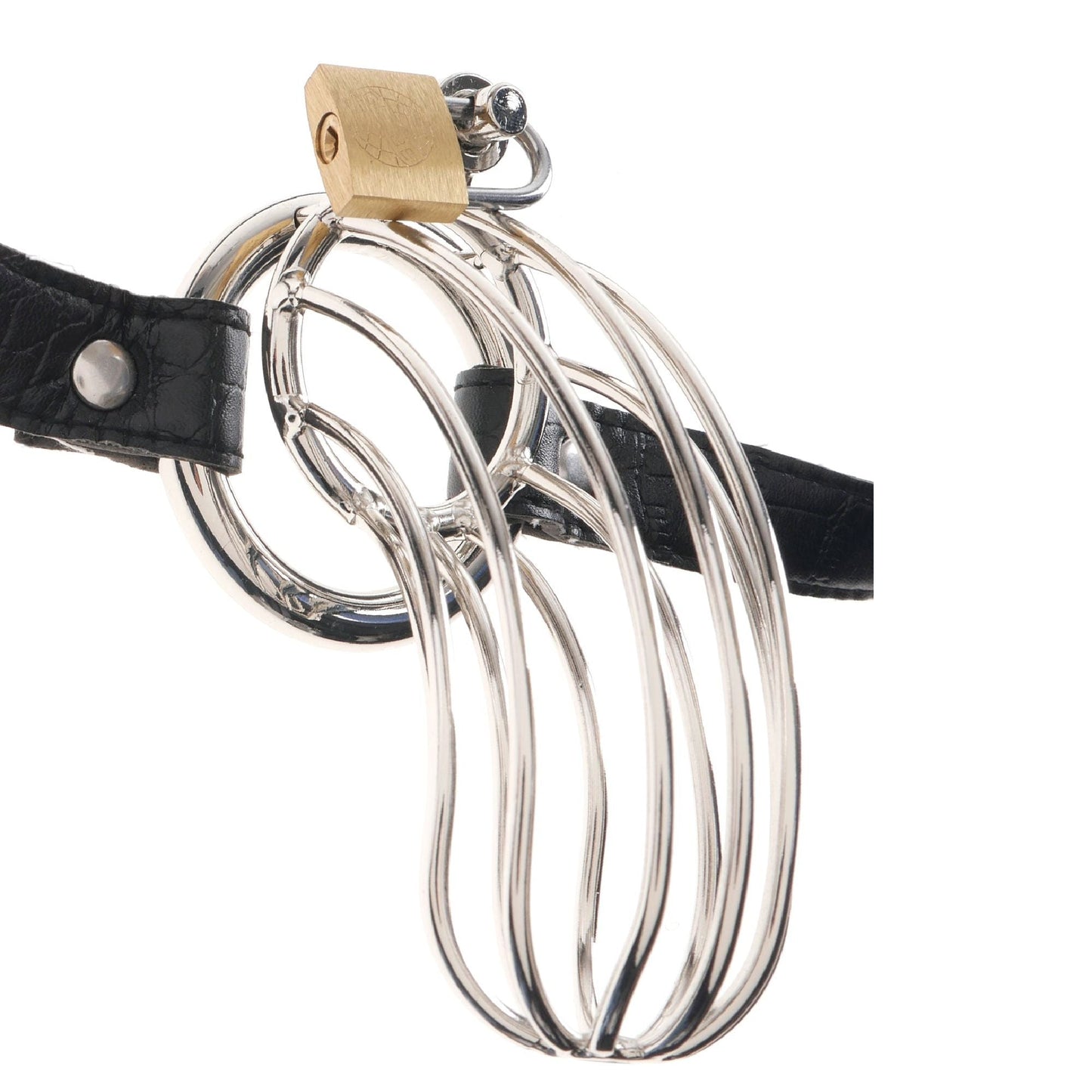 The Prisoner Extreme Locking Steel Chastity Cage