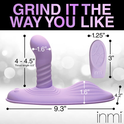 Thrust 'N' Grind Thrusting & Vibrating Silicone Grinder with Remote