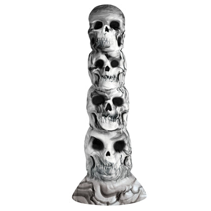 Tower of Doom Silicone Skull Dildo