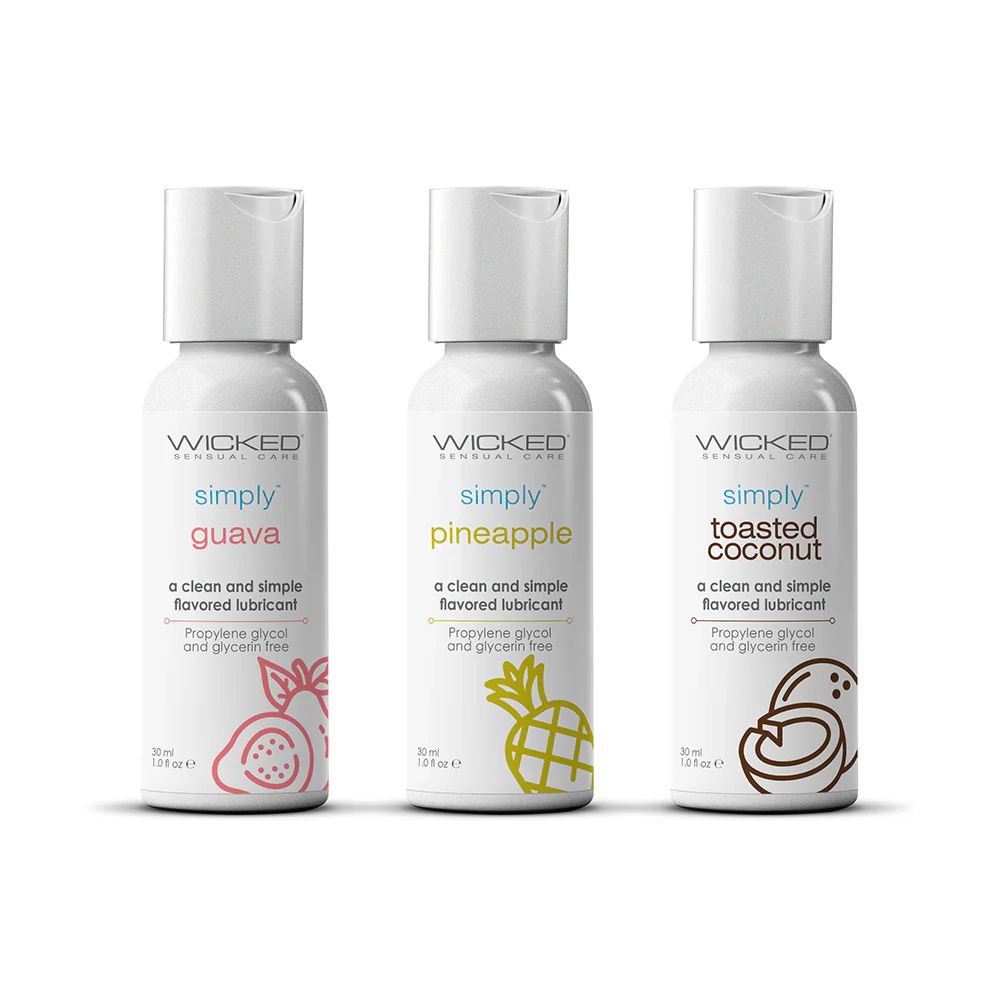 Wicked Simply Aqua Tropical Trio 1 oz (Guava, Pineapple, & Toasted Coconut)