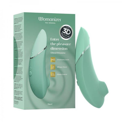 Womanizer Next  Pleasure Air Clitoral Vibrator - Sage Green