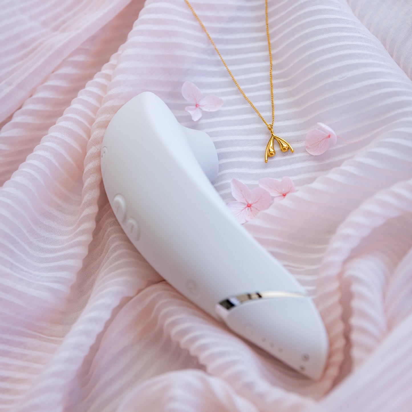 Womanizer Premium 2 Pleasure Air Clitoral Stimulator - Warm Gray