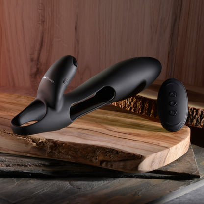 Nautilus Rechargable Vibrating Penis Sleeve for Couples with Remote Control