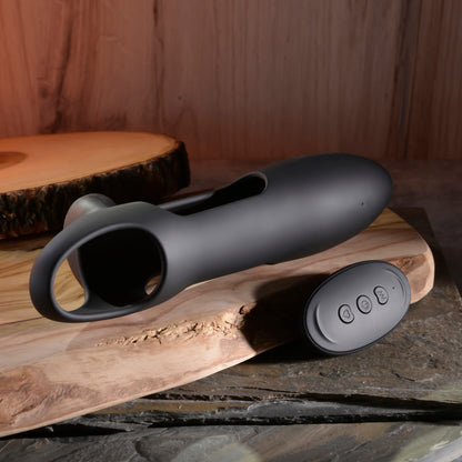 Nautilus Rechargable Vibrating Penis Sleeve for Couples with Remote Control