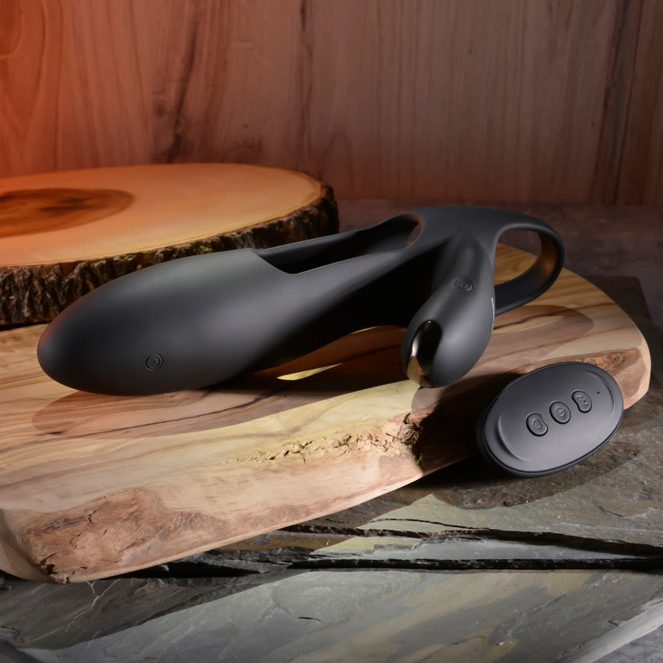Nautilus Rechargable Vibrating Penis Sleeve for Couples with Remote Control