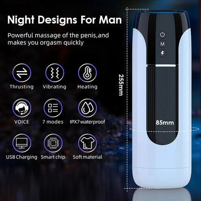 Automatic Thrusting Male Masturbator Sex Toy