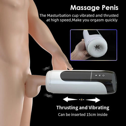 Automatic Thrusting Male Masturbator Sex Toy