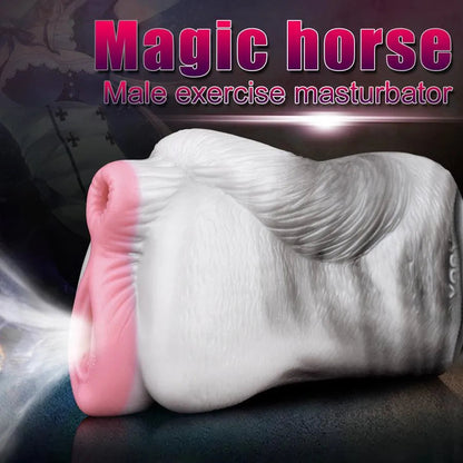 Dual Stimulation Silicone Horse Pussy
