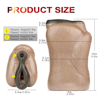 Dual Stimulation Silicone Horse Pussy